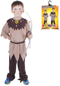 KARNEVAL Šaty Indián s páskem vel. M (116-128 cm) 6-8 let KOSTÝM KARNEVAL Šaty Indián s páskem vel. M (116-128 cm) 6-8 let KOSTÝM