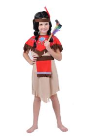KARNEVAL Šaty INDIÁNKA vel.M (120-130 cm) KOSTÝM
