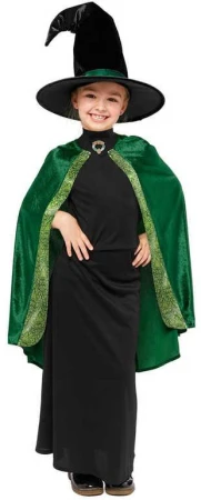KARNEVAL Šaty McGonagall vel. L (128-140cm) 8-10 let KOSTÝM KARNEVAL Šaty McGonagall vel. L (128-140cm) 8-10 let KOSTÝM