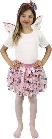 KARNEVAL Šaty Motýl tutu sukýnka set s doplňky 3-7 let (104-146cm) KOSTÝM