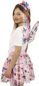KARNEVAL Šaty Motýl tutu sukýnka set s doplňky 3-7 let (104-146cm) KOSTÝM