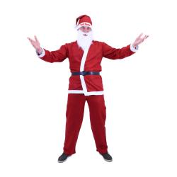KARNEVAL Šaty oblek Santa Claus - bez vousů pro dospělé