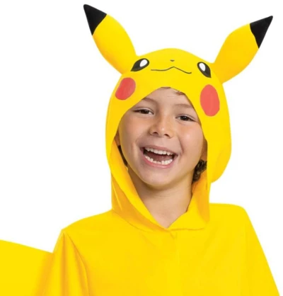 KARNEVAL Šaty Pikachu Pokémon vel. M (94-109cm) 3-4 rokov KOSTÝM