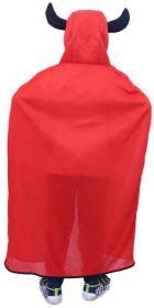 KARNEVAL Šaty Plášť Čertík Bertík (104-146cm) 3-10 let KOSTÝM