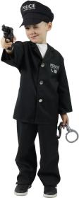 KARNEVAL Šaty Policista vel. M (116-128cm) 6-8 let Eko KOSTÝM