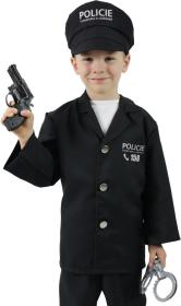 KARNEVAL Šaty Policista vel. M (116-128cm) 6-8 let Eko KOSTÝM