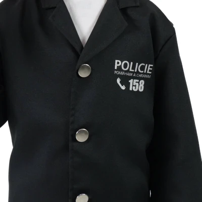 KARNEVAL Šaty Policista vel. S (110-116cm) 4-6 let Eko KOSTÝM