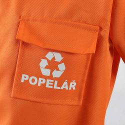 KARNEVAL Šaty Popelář (116-128cm) 6-8 let Eko KOSTÝM