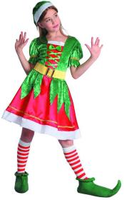 KARNEVAL Šaty Skřítek vel.M pro holky (120-130cm) 5-9 let KOSTÝM KARNEVAL Šaty Skřítek vel.M pro holky (120-130cm) 5-9 let KOSTÝM
