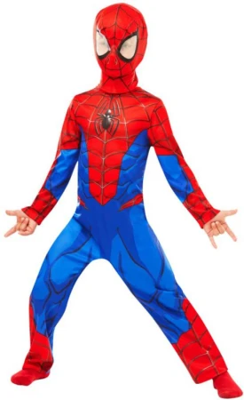 KARNEVAL Šaty Spiderman vel. L (122-128cm) 7-8 let KOSTÝM KARNEVAL Šaty Spiderman vel. L (122-128cm) 7-8 let KOSTÝM