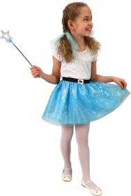 KARNEVAL Šaty sukně tutu zimní princezna s vločkami 3-7 let KOSTÝM KARNEVAL Šaty sukně tutu zimní princezna s vločkami 3-7 let KOSTÝM
