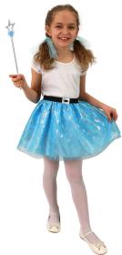 KARNEVAL Šaty sukně tutu zimní princezna s vločkami 3-7 let KOSTÝM