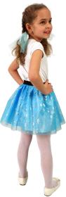 KARNEVAL Šaty sukně tutu zimní princezna s vločkami 3-7 let KOSTÝM