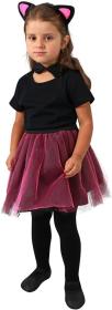 KARNEVAL Šaty tutu kočka 3-7 let (104-146cm) KOSTÝM
