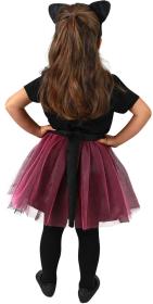 KARNEVAL Šaty tutu kočka 3-7 let (104-146cm) KOSTÝM