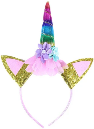 KARNEVAL Šaty tutu sukně 3-10 let (104-146cm) s čelenkou jednorožec KOSTÝM