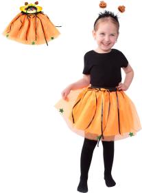 KARNEVAL Šaty Tutu sukně s čelenkou Halloween KOSTÝM KARNEVAL Šaty Tutu sukně s čelenkou Halloween KOSTÝM