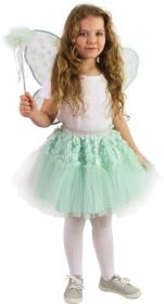 KARNEVAL Šaty víla Zvonilka tutu sukýnka s křídly 3-10 let (104-146cm) KOSTÝM