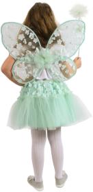 KARNEVAL Šaty víla Zvonilka tutu sukýnka s křídly 3-10 let (104-146cm) KOSTÝM