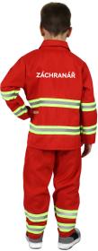 KARNEVAL Šaty záchranář český potisk vel. S (105-116cm) 4-6 let KOSTÝM
