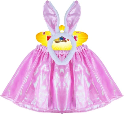 KARNEVAL Šaty zajíček set tutu sukně s čelenkou 3-10 let (104-146cm) KOSTÝM