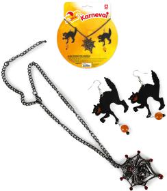 KARNEVAL Šperky Halloween set 3ks (karnevalový doplněk)