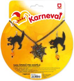 KARNEVAL Šperky Halloween set 3ks (karnevalový doplněk)