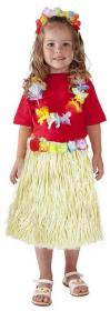 KARNEVAL Sukně Hawaii Hula 45cm 3-10 let (104-150cm) KOSTÝM