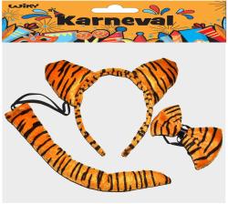 KARNEVAL Tygřík set čelenka s doplňky (karnevalový doplněk)