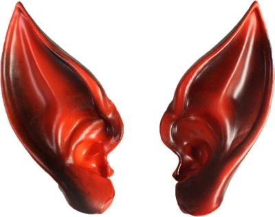 KARNEVAL Uši čerta/ďábla set 1 pár (karnevalový doplněk)