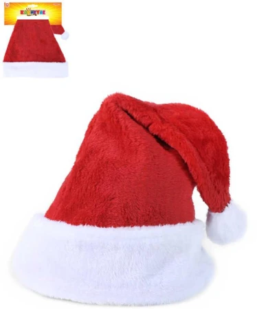KARNEVAL Vánoční čepice 45cm plyšová (karnevalový doplněk) KARNEVAL Vánoční čepice 45cm plyšová (karnevalový doplněk)