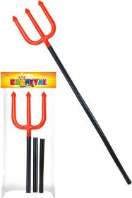 KARNEVAL Vidle čerta 95cm teleskopické dospělé (karnevalový doplněk) KARNEVAL Vidle čerta 95cm teleskopické dospělé (karnevalový doplněk)