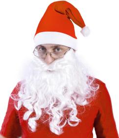 KARNEVAL Vousy Santa pro dospělé (karnevalový doplněk)