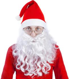 KARNEVAL Vousy Santa pro dospělé (karnevalový doplněk)