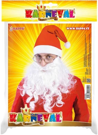 KARNEVAL Vousy Santa pro dospělé (karnevalový doplněk)