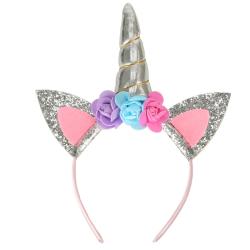 Karnevalový kostým Jednorožec stříbrný