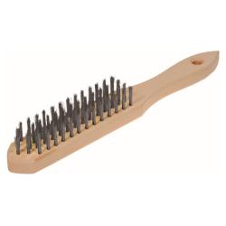 Kartáč drátěný 4ř. ocel M