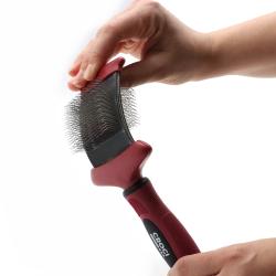 Kartáč Flexi oboustranný vínový L Croci