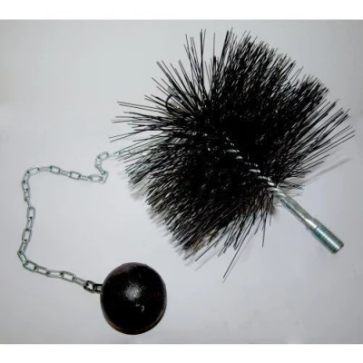 Kartáč komínový 160mm, oko-závaží 0,5kg Kartáč komínový 160mm, oko-závaží 0,5kg