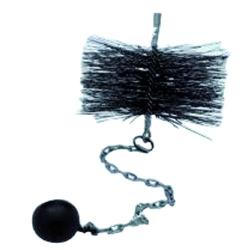 Kartáč komínový 200mm, oko-závaží 0,5kg Kartáč komínový 200mm, oko-závaží 0,5kg