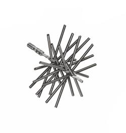 Kartáč komínový pružinový 160mm/M12, ocel Kartáč komínový pružinový 160mm/M12, ocel