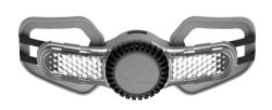 Ked Champion Visor process black matt cyklistická přilba