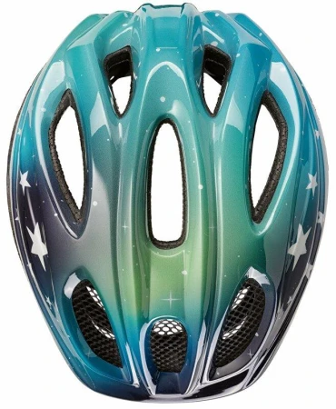 KED Meggy II Trend Stars Blue Green dětská cyklistická přilba