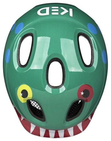 Ked Meggy Spark Monster Mood Green dětská cyklistická přilba