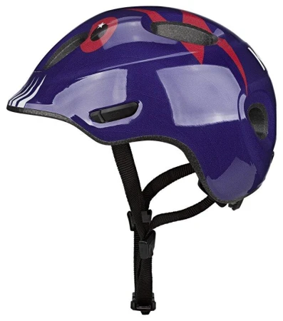 KED Meggy Spark Monster Mood Purple Blue dětská cyklistická přilba