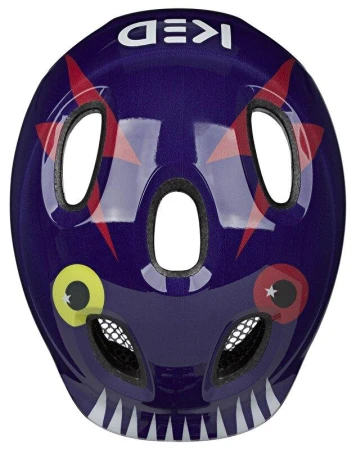 KED Meggy Spark Monster Mood Purple Blue dětská cyklistická přilba