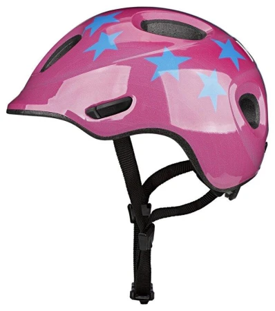 KED Meggy Spark Stellar Stripes Pink dětská cyklistická přilba