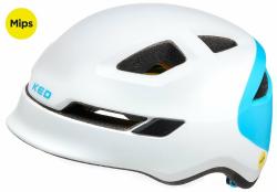 Ked Pop Mips white blue juniorska cyklistická prilba Ked Pop Mips white blue juniorska cyklistická prilba