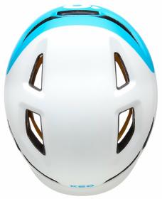 Ked Pop Mips white blue juniorská cyklistická přilba