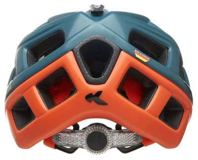 KED Crom Arcadia Green Orange Matt M 52-58 cm cyklistická přilba
